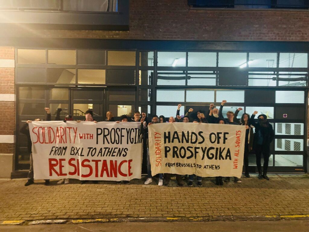 Solidarity with Prosfygika – Brussels