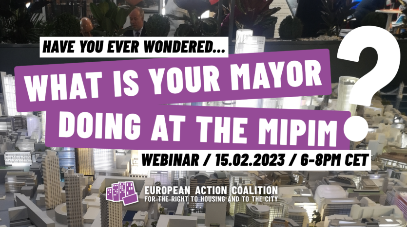 What is your mayor doing at the MIPIM?